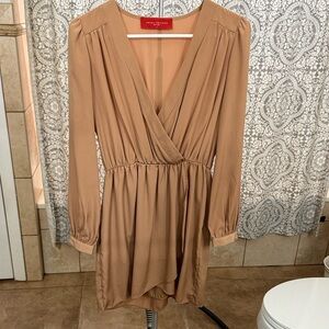 AKIRA Tan mini dress